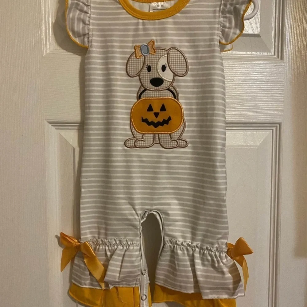 New Halloween Puppy Romper